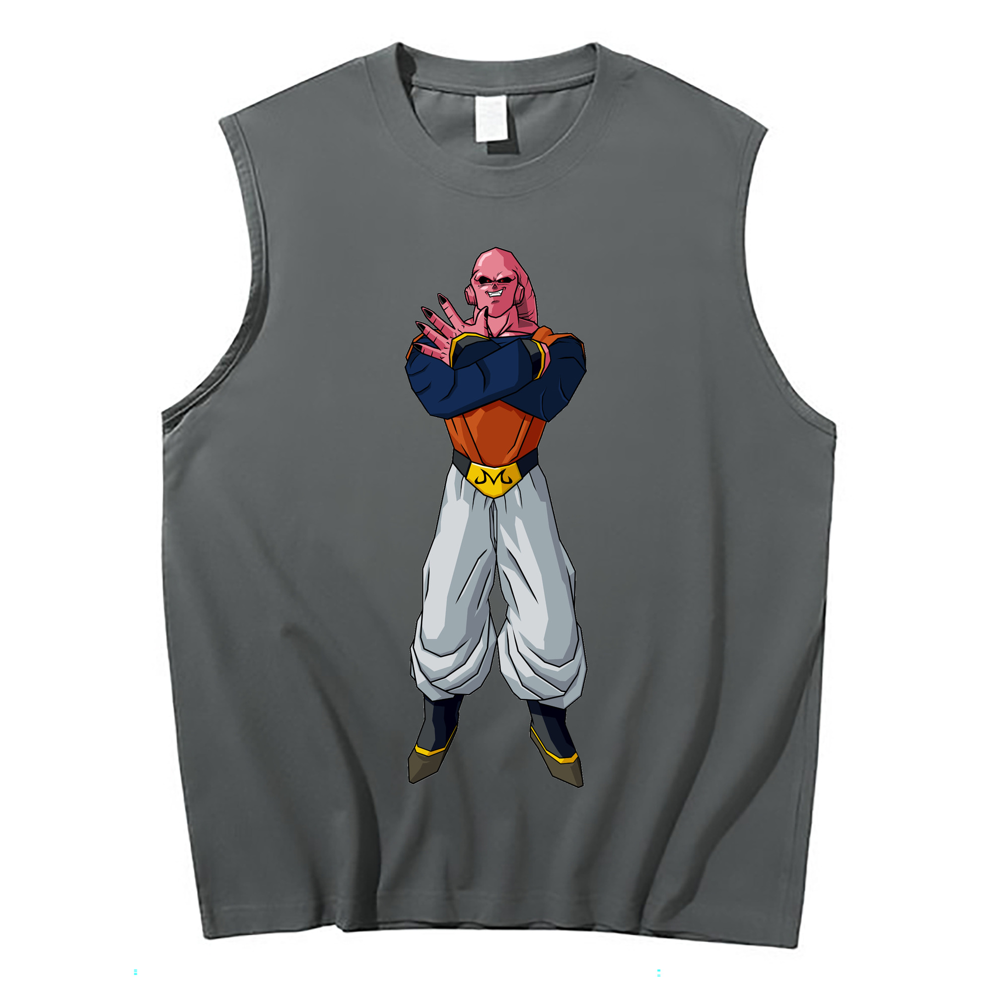 （画像用） ドラゴンボール 魔人ブウ DRAGON BALL Majin Buu コットン100％タンクトップ（フロントプリント）